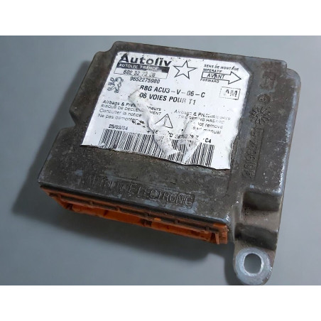 Modulo Airbag Cajetin Peugeot 206 9652275980